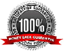 100% money back guarantee